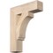 Ekena Millwork Imperial Block Smooth Bracket, Douglas Fir, 3 1/2"W x 14"D x 18"H BKT04X14X18IMP05SDF - alternate 1